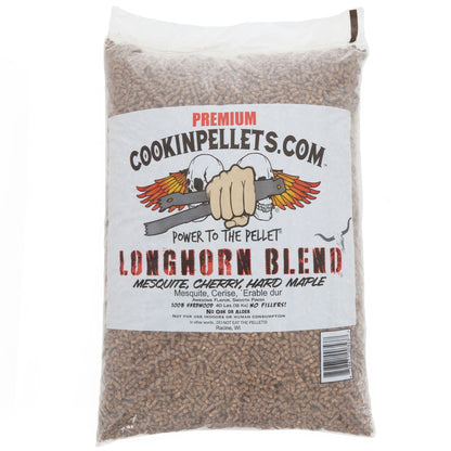 CookinPellets Premium 40 Lbs Longhorn Blend Grill Smoker Wood Pellets, (3 Pack) - Angler's Pro Tackle & Outdoors