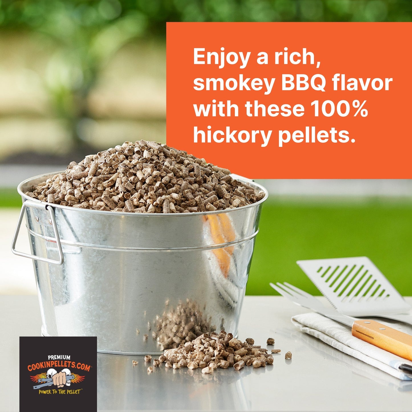 CookinPellets Premium Hickory Grill Smoker Smoking Wood Pellets, 40 Pound Bag - Angler's Pro Tackle & Outdoors