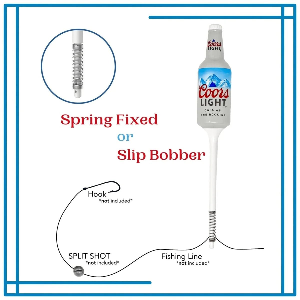 Coors Light Fishing Bobbers Two Pack - Southern Bell Brands - Angler's Pro Tackle & Outdoors