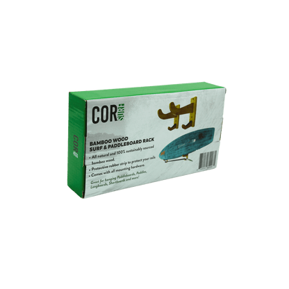 COR Surf Bamboo SUP Wall Mount with Paddle Rack - Angler's Pro Tackle & Outdoors