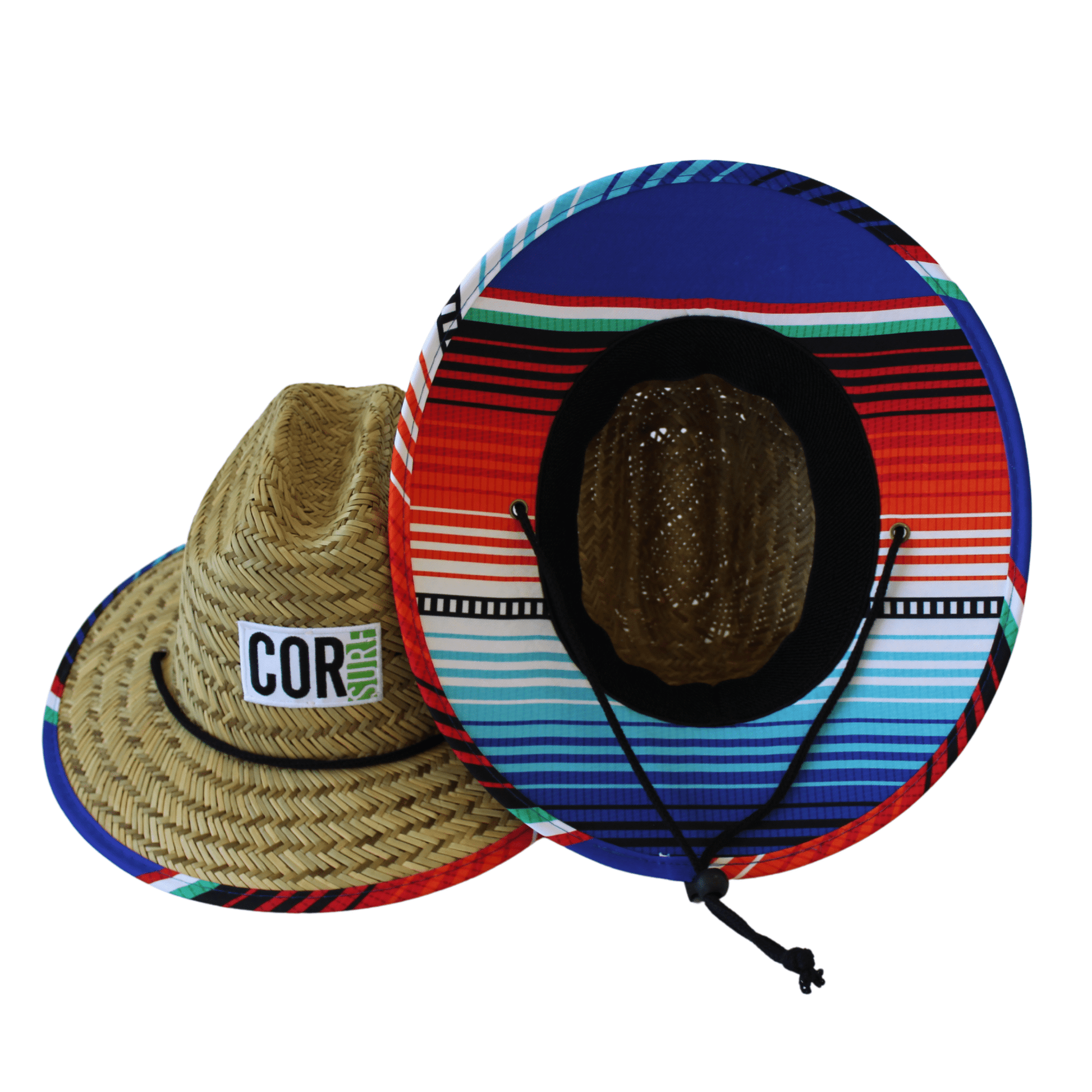 COR Surf Kids Straw Hat Summer Beach Hat for Boys and Girls - Sarape - Angler's Pro Tackle & Outdoors