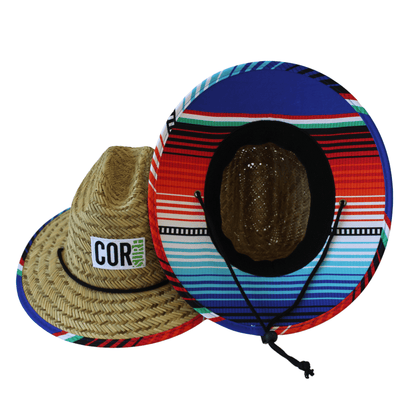 COR Surf Kids Straw Hat Summer Beach Hat for Boys and Girls - Sarape - Angler's Pro Tackle & Outdoors