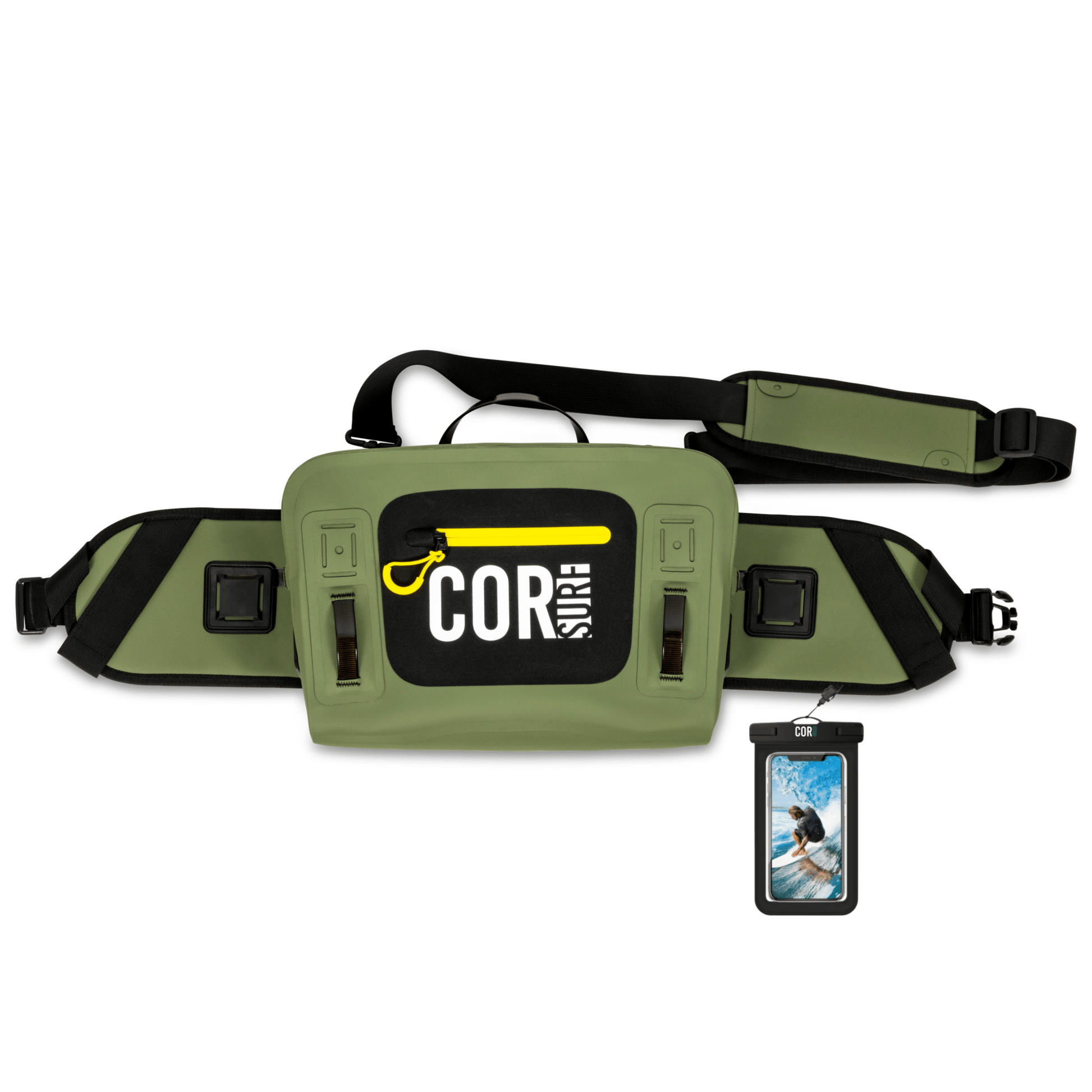 COR Surf Molokai Waterproof Lumbar Pack - 8L (Free IPX8 Cell Phone Case) - Angler's Pro Tackle & Outdoors