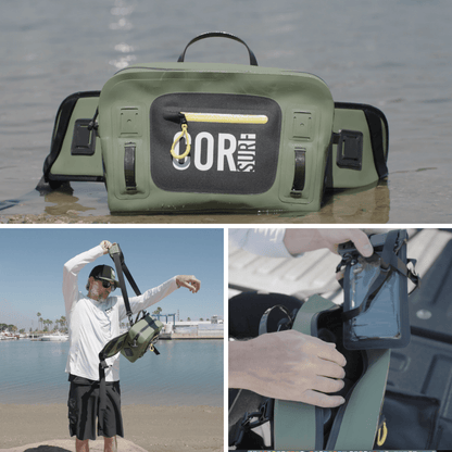 COR Surf Molokai Waterproof Lumbar Pack - 8L (Free IPX8 Cell Phone Case) - Angler's Pro Tackle & Outdoors