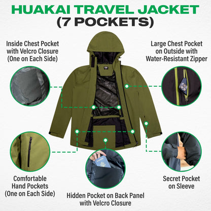 COR Surf The Huakai Travel Rain Jacket - Unisex - Angler's Pro Tackle & Outdoors