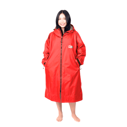 COR Surf Waterproof Swim Parka (Red) - Angler's Pro Tackle & Outdoors