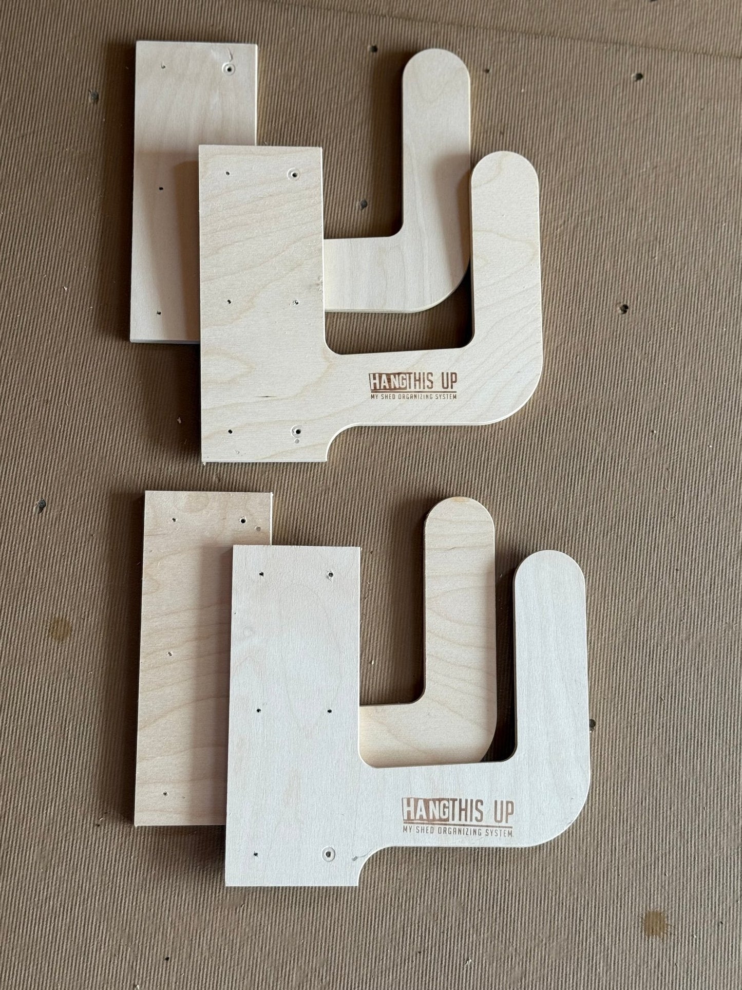 HangThis Up Wall-Mounted Cornhole Board Holder