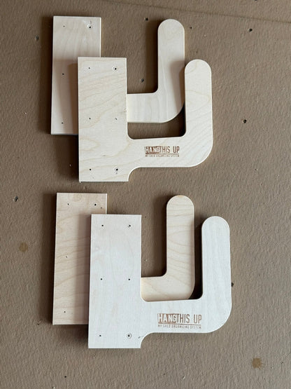 HangThis Up Wall-Mounted Cornhole Board Holder