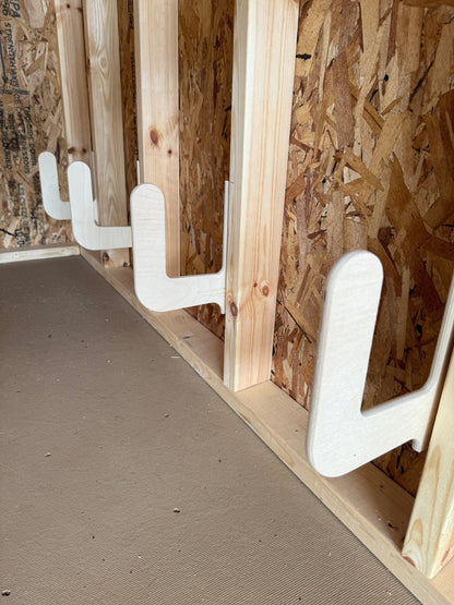 HangThis Up Wall-Mounted Cornhole Board Holder