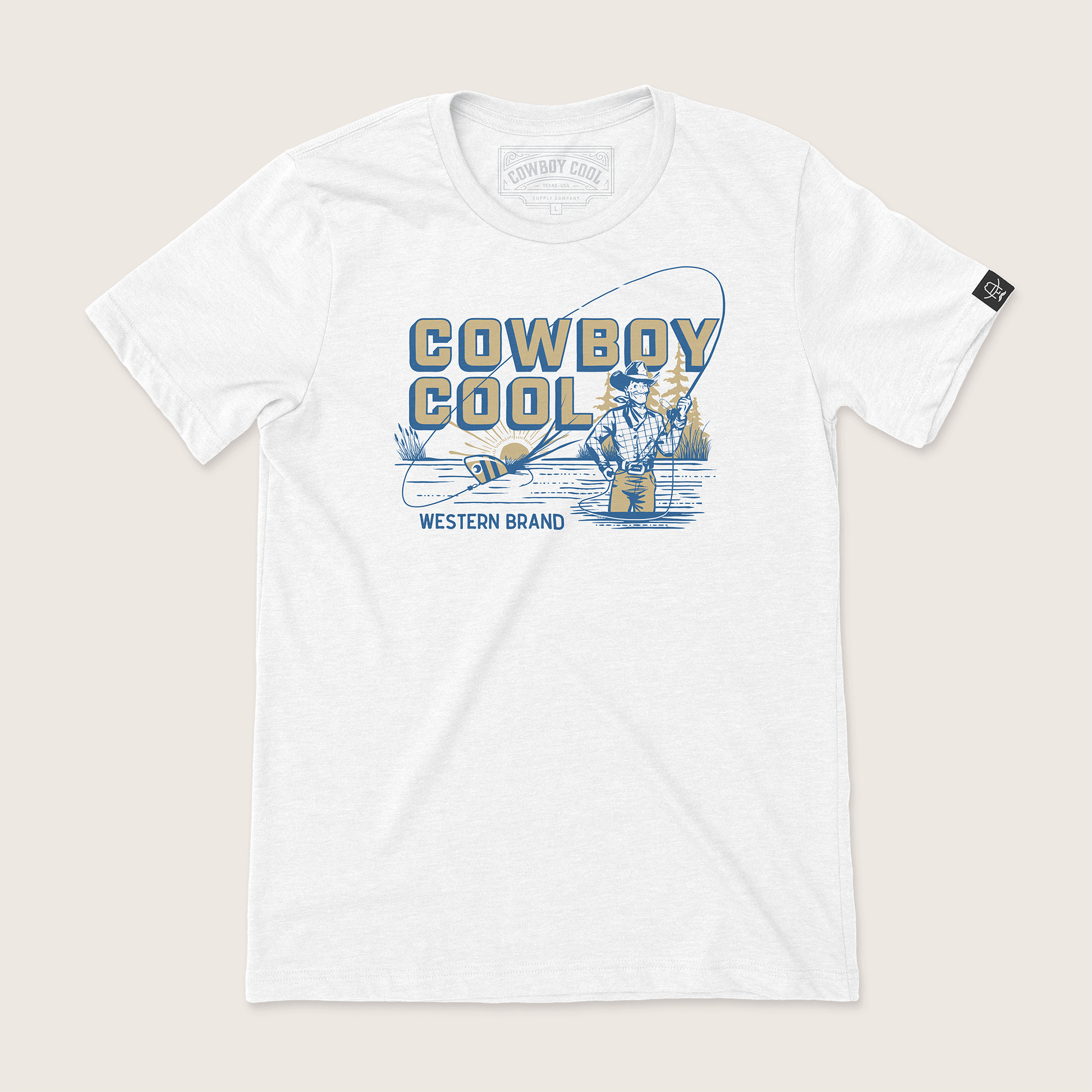 Cowboy Cool Bass Wrangler T-Shirt - Angler's Pro Tackle & Outdoors