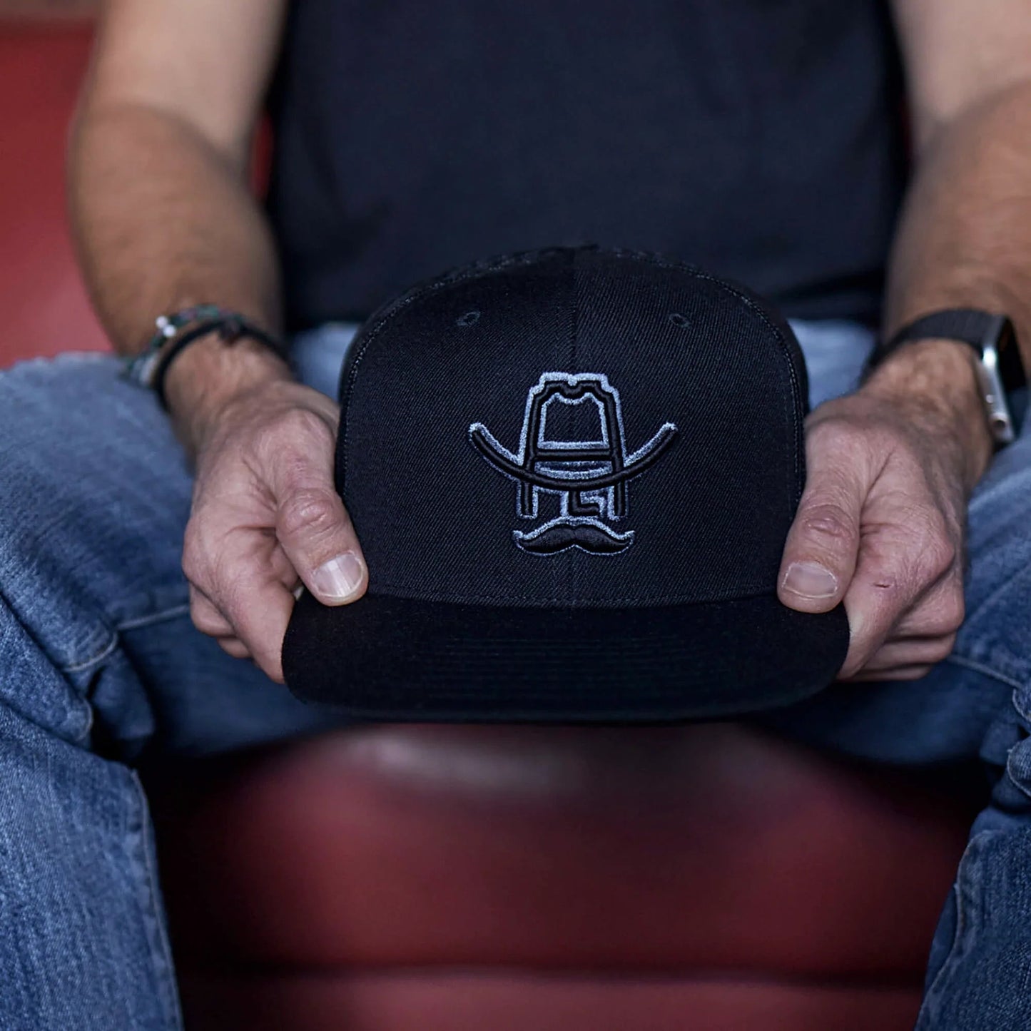 Cowboy Cool Blackout Hat - Angler's Pro Tackle & Outdoors