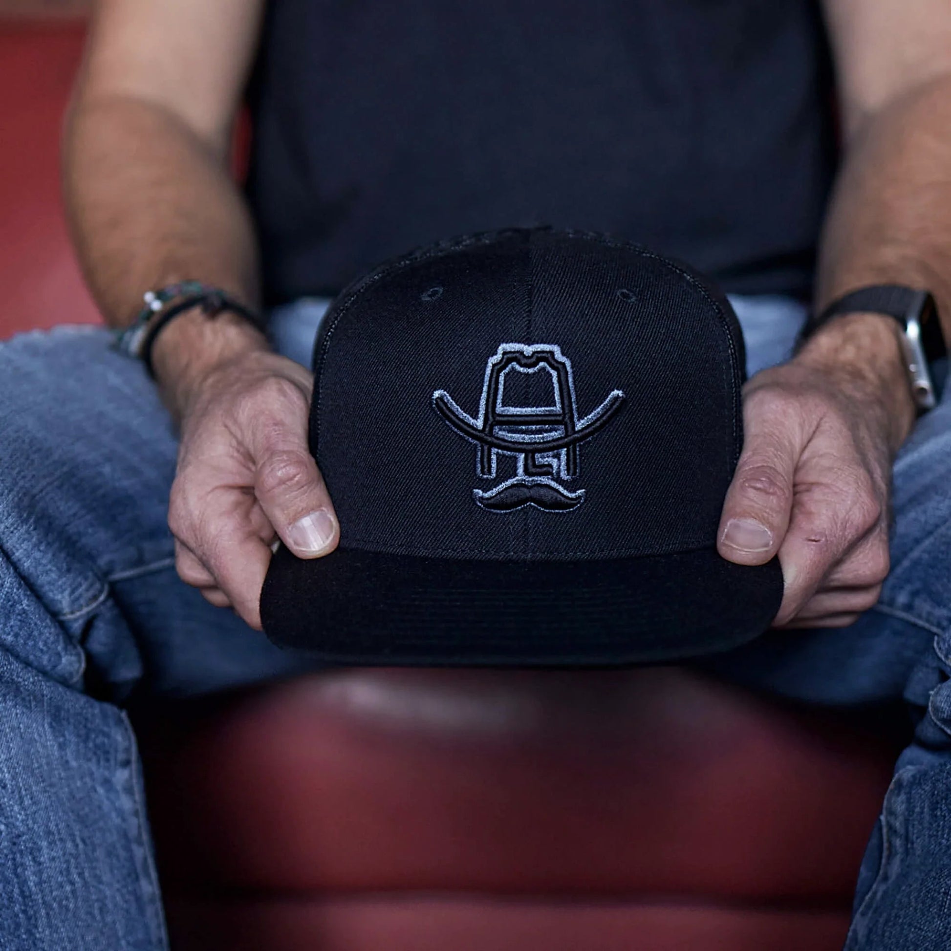 Cowboy Cool Blackout Hat - Angler's Pro Tackle & Outdoors