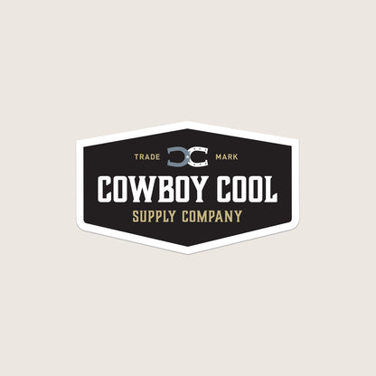 Cowboy Cool Shield Sticker - Angler's Pro Tackle & Outdoors