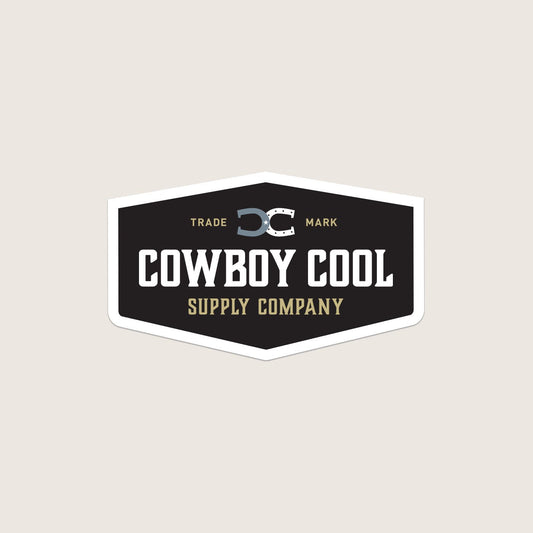 Cowboy Cool Shield Sticker - Angler's Pro Tackle & Outdoors
