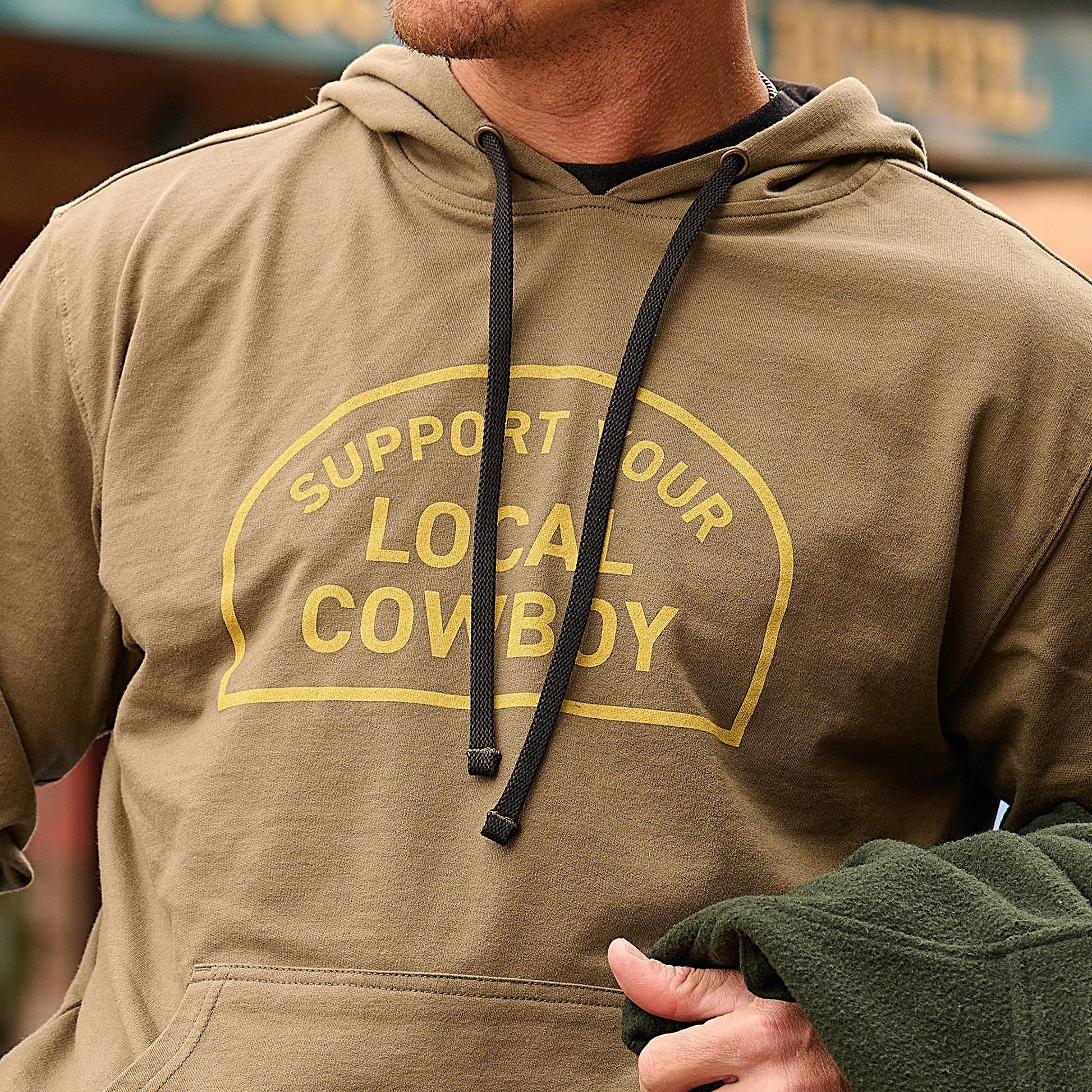 Cowboy Cool Support Your Local Cowboy Hoodie - Angler's Pro Tackle & Outdoors
