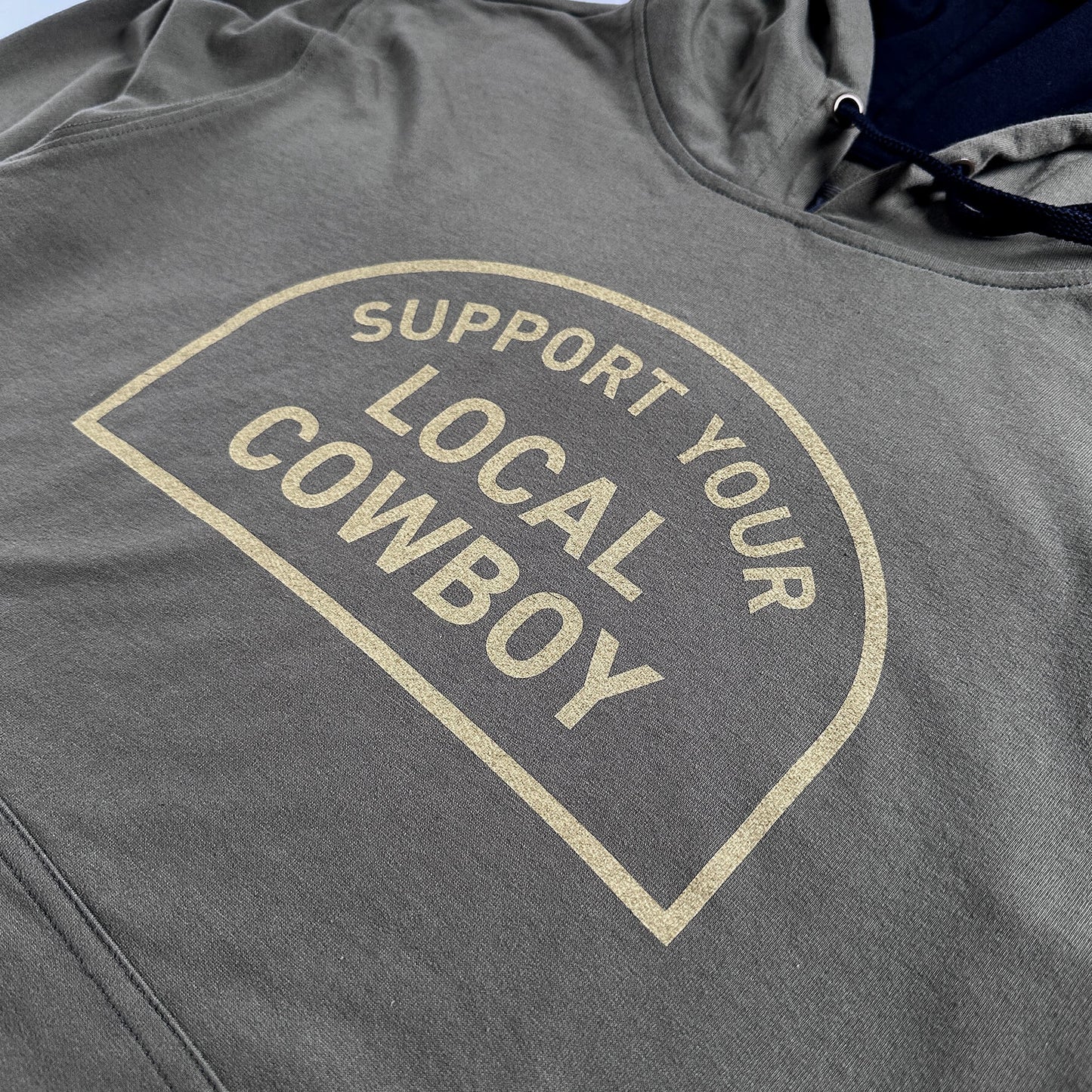 Cowboy Cool Support Your Local Cowboy Hoodie - Angler's Pro Tackle & Outdoors