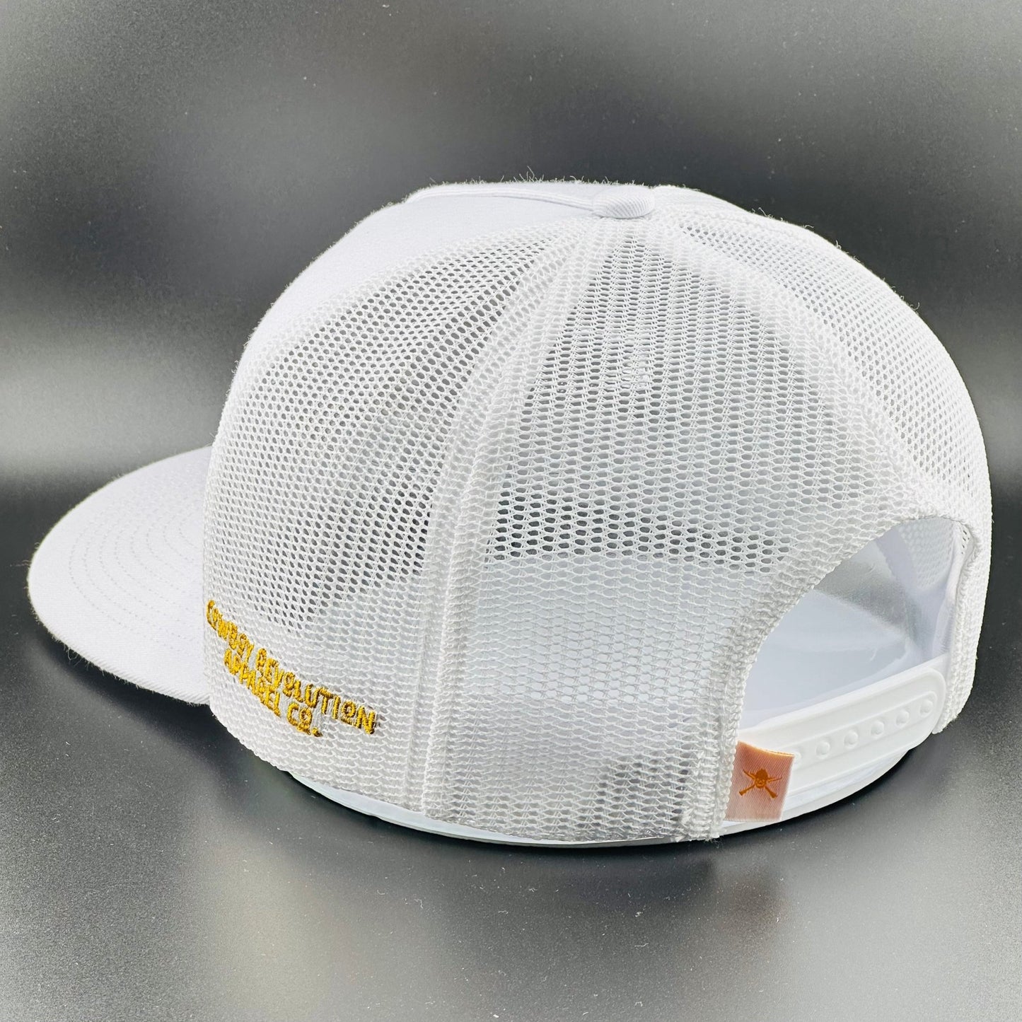 “Cowboy Hat” Cowboy Revolution White 5 - panel Trucker Hat - Angler's Pro Tackle & Outdoors