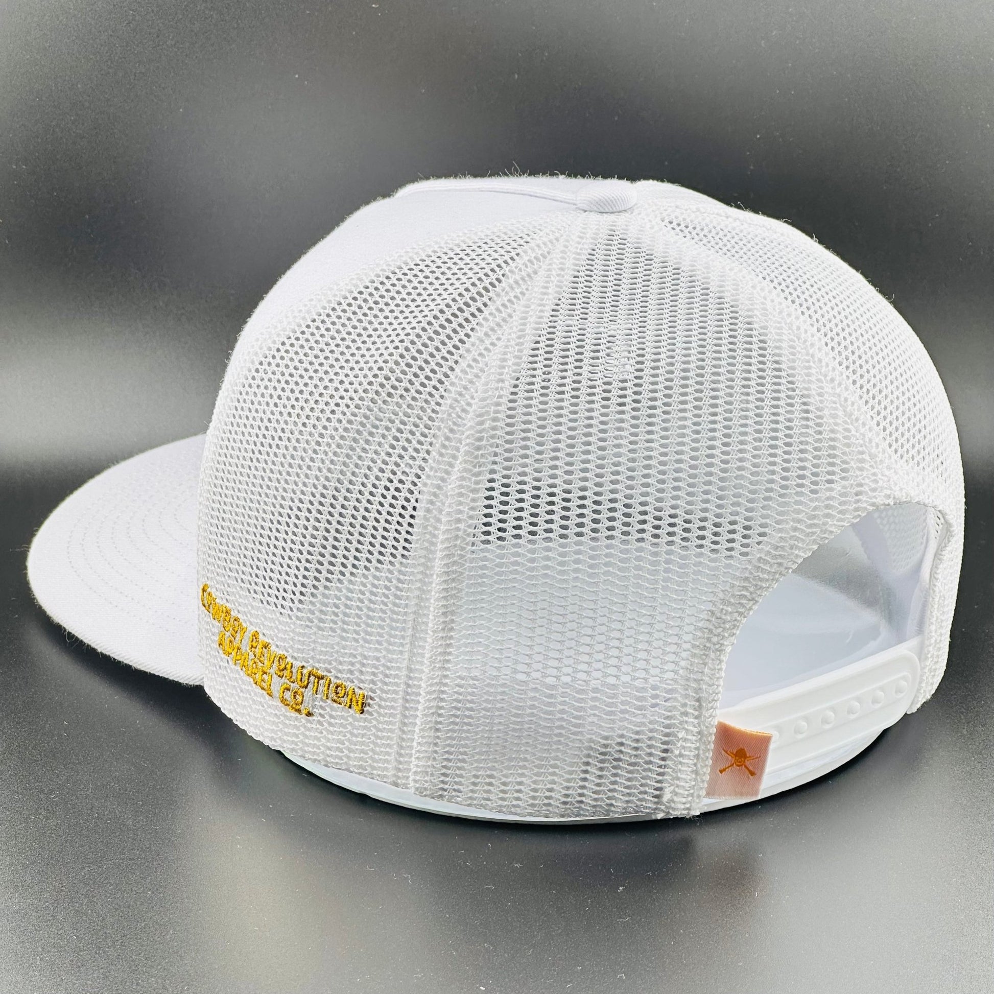 “Cowboy Hat” Cowboy Revolution White 5 - panel Trucker Hat - Angler's Pro Tackle & Outdoors