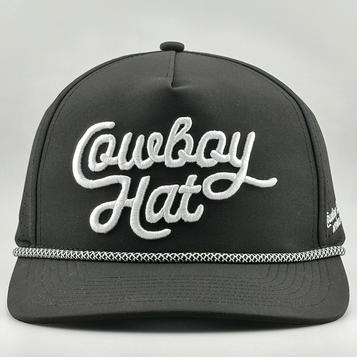 “Cowboy Hat” Summer Edition - Cowboy Revolution Black 5 - panel Trucker Hat - Angler's Pro Tackle & Outdoors