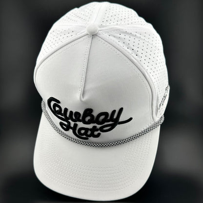 “Cowboy Hat” Summer Edition - Cowboy Revolution White 5 - panel Trucker Hat - Angler's Pro Tackle & Outdoors