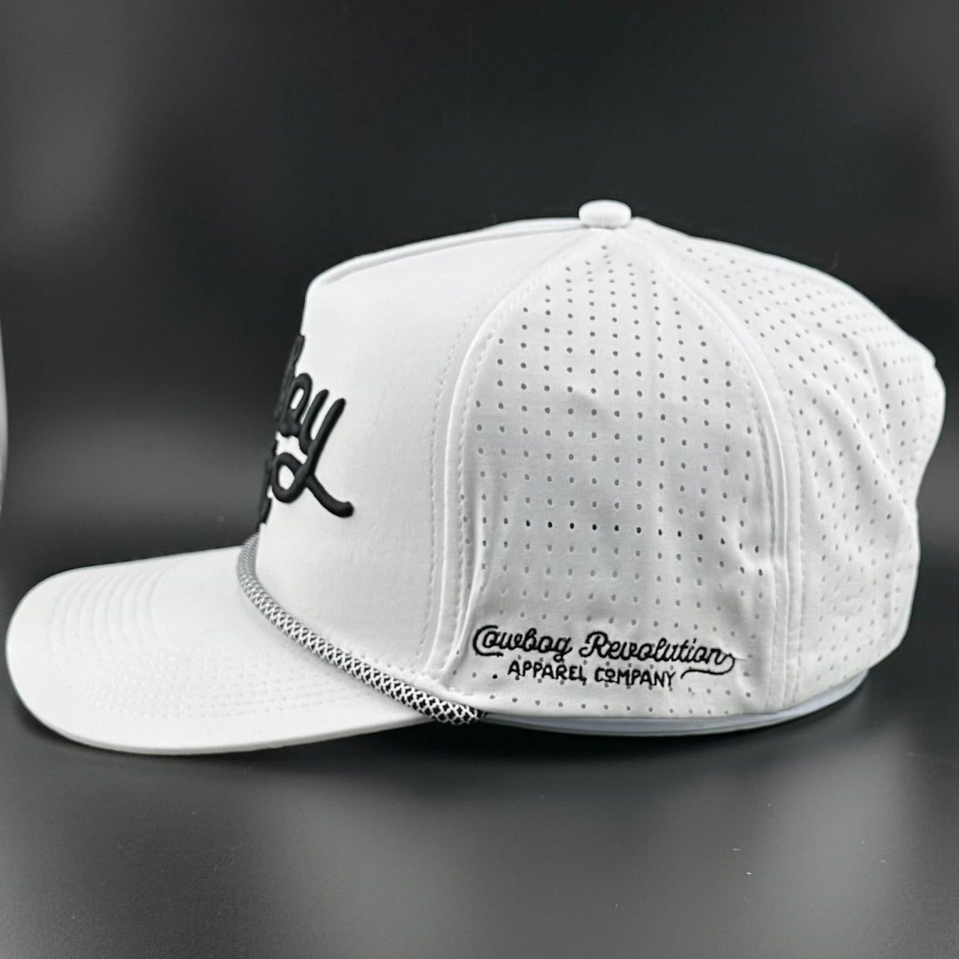 “Cowboy Hat” Summer Edition - Cowboy Revolution White 5 - panel Trucker Hat - Angler's Pro Tackle & Outdoors