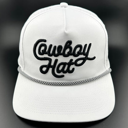 “Cowboy Hat” Summer Edition - Cowboy Revolution White 5 - panel Trucker Hat - Angler's Pro Tackle & Outdoors