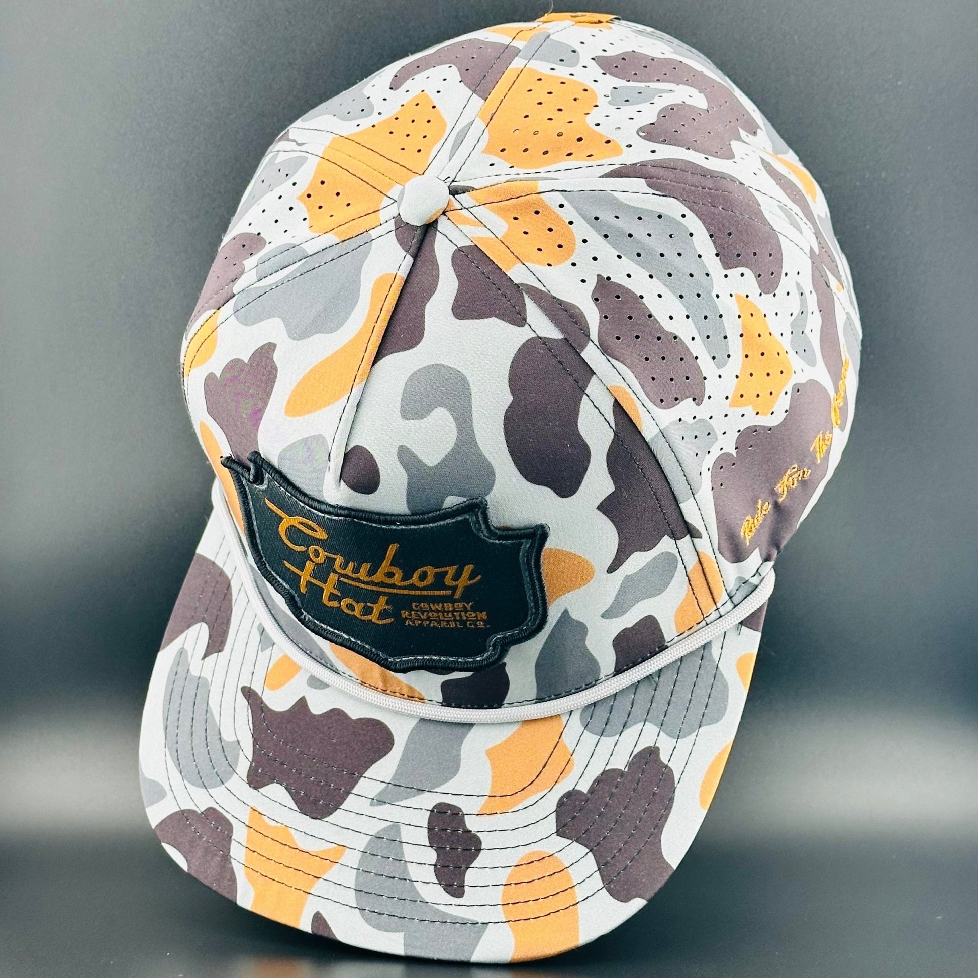 Cowboy Revolution Concrete Camo Patch “Cowboy Hat” - Performance Rope Hat - Angler's Pro Tackle & Outdoors
