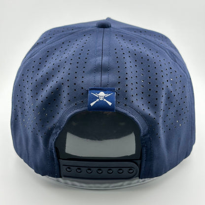 Cowboy Revolution “Cowboy Hat” Performance Patch Rope Hat - Navy Blue - Angler's Pro Tackle & Outdoors