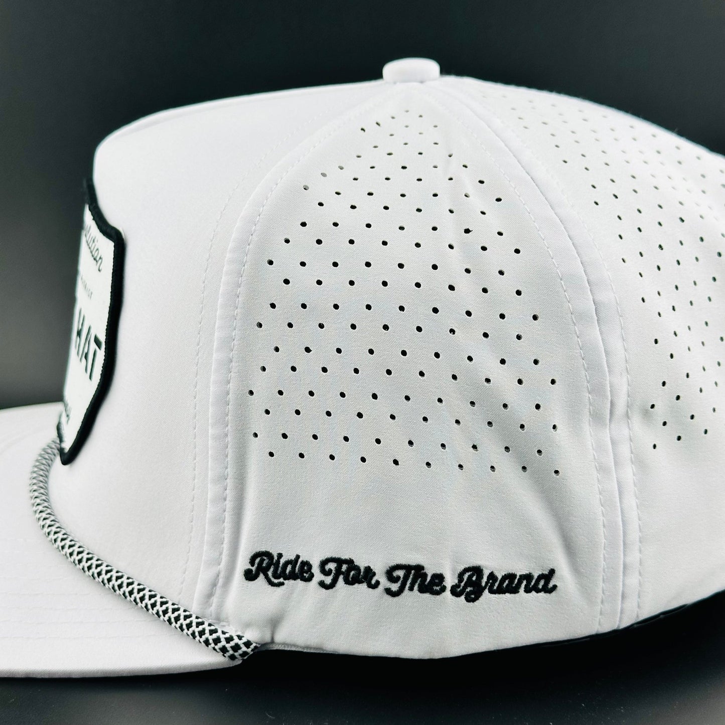 Cowboy Revolution “Cowboy Hat” Performance Patch Rope Hat - White - Angler's Pro Tackle & Outdoors