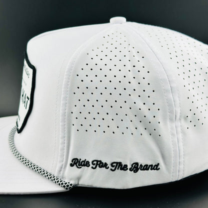 Cowboy Revolution “Cowboy Hat” Performance Patch Rope Hat - White - Angler's Pro Tackle & Outdoors