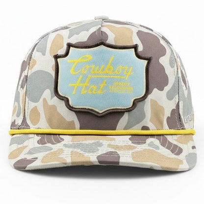 Cowboy Revolution Marshland Camo Patch “Cowboy Hat” - Performance Rope Hat - Angler's Pro Tackle & Outdoors
