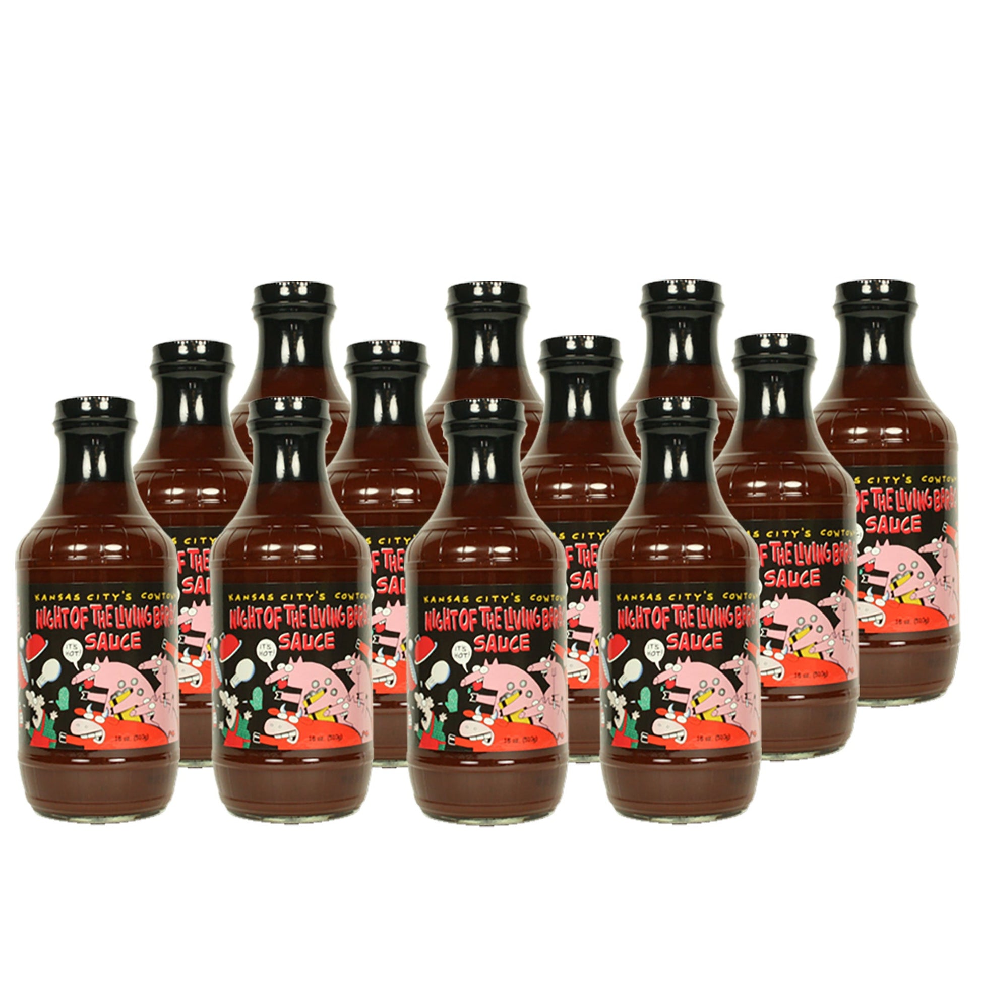 Cowtown Night of the Living Bar - B - Q Sauce 18 oz. - Case of 12 - Angler's Pro Tackle & Outdoors