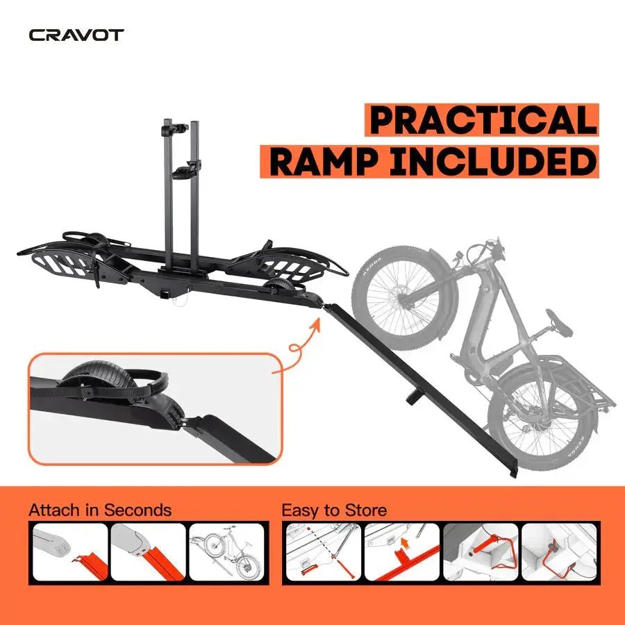 CRAVOT CyberRack E2 (25) Hitch Bike Rack - Angler's Pro Tackle & Outdoors