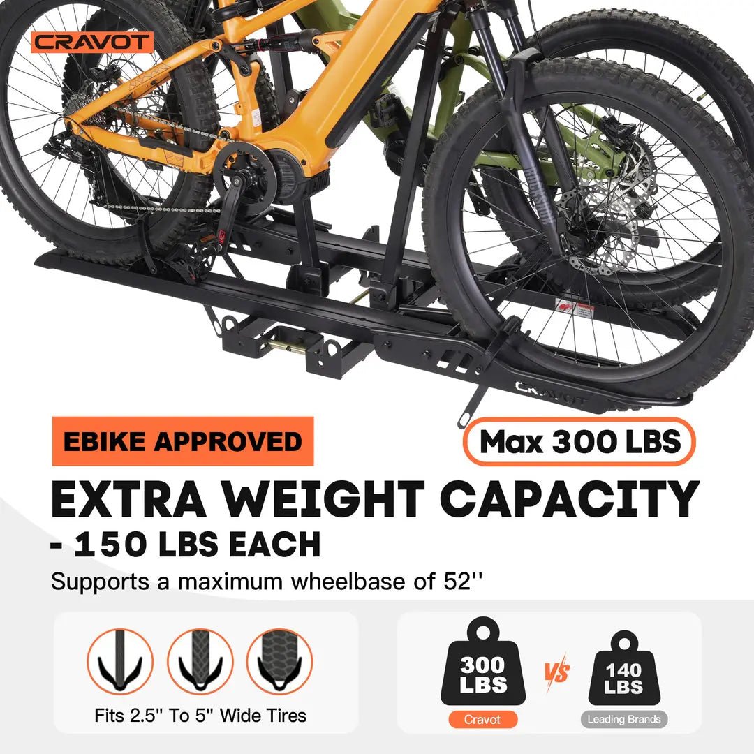 CRAVOT CyberRack S2 Hitch Bike Rack - Angler's Pro Tackle & Outdoors