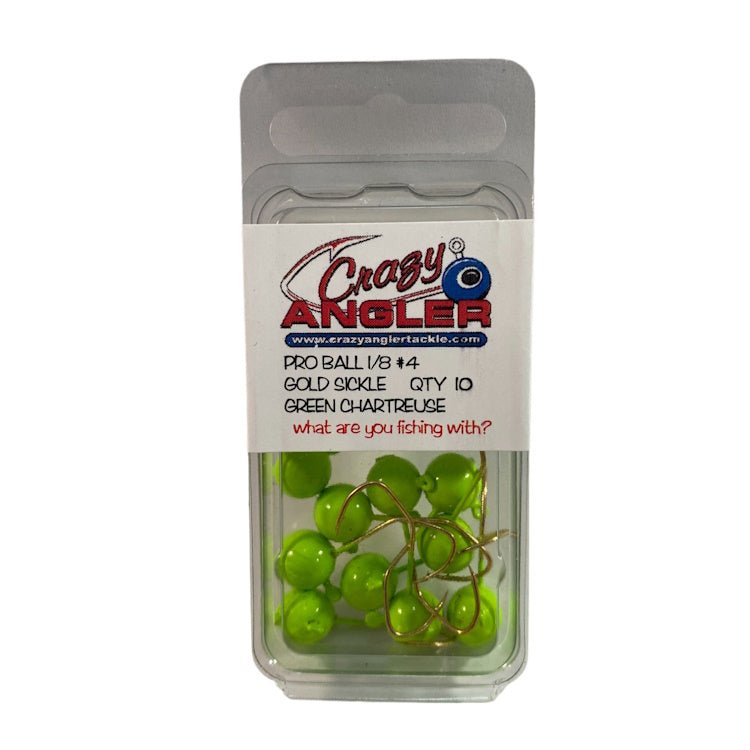 Crazy Angler Pro Ball Jig Head 1/8oz - Angler's Pro Tackle & Outdoors