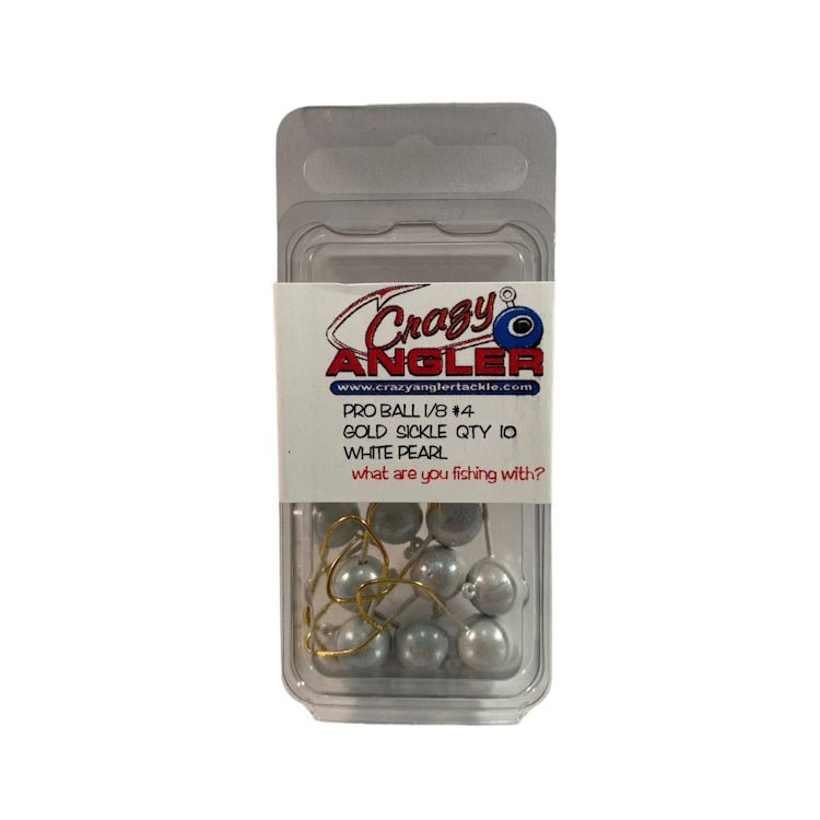 Crazy Angler Pro Ball Jig Head 1/8oz - Angler's Pro Tackle & Outdoors