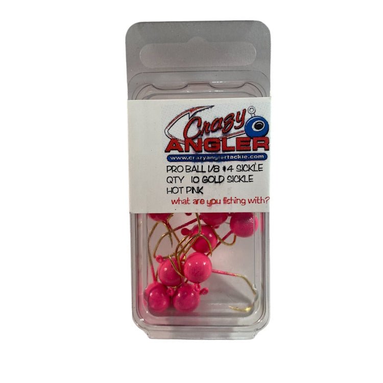 Crazy Angler Pro Ball Jig Head 1/8oz - Angler's Pro Tackle & Outdoors