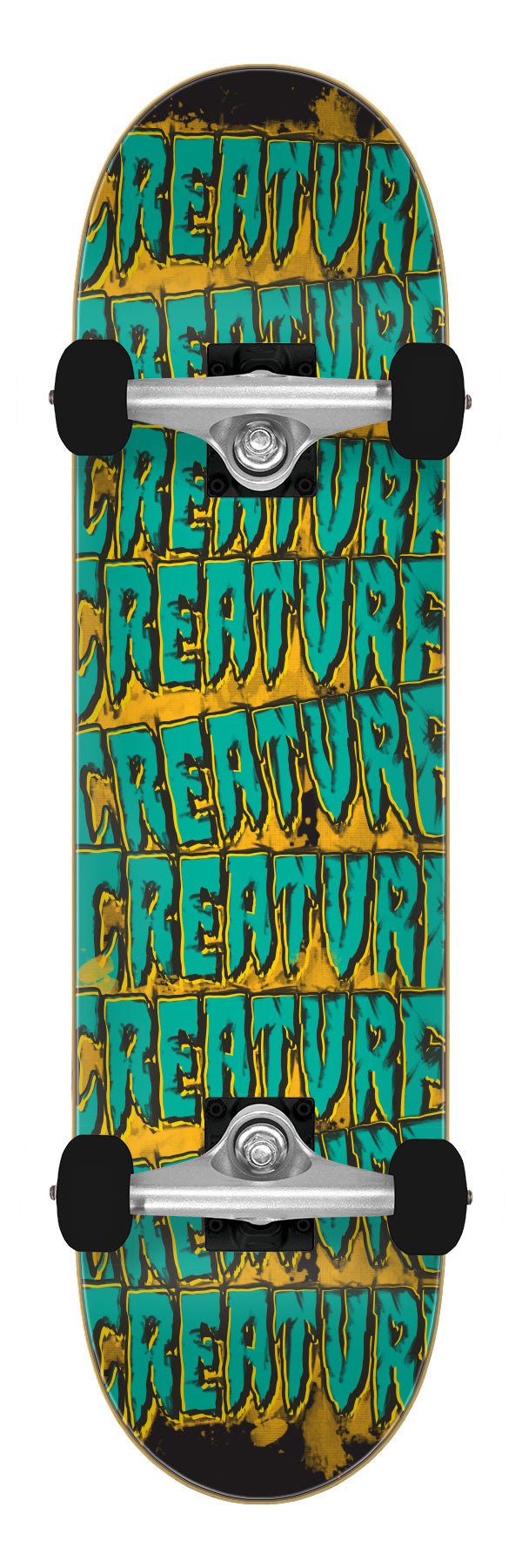 Creature Logo Spill Mini Skateboard Complete - 7.75″ - Angler's Pro Tackle & Outdoors