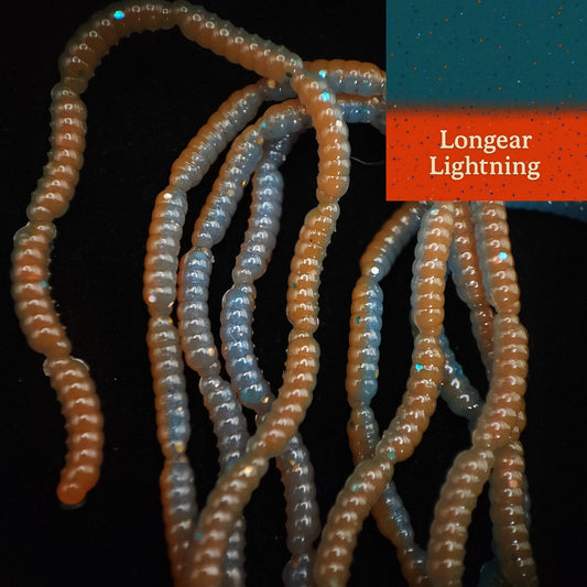 Creek Life Lure Co. Jar of 0.5" Inch Micro Maggot Fly Larvae "The Apple Maggot" - Angler's Pro Tackle & Outdoors