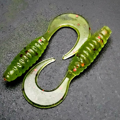 Creek Life Lures 1" Micro Curl Tail Grub "The Tennessee Twister" - Angler's Pro Tackle & Outdoors