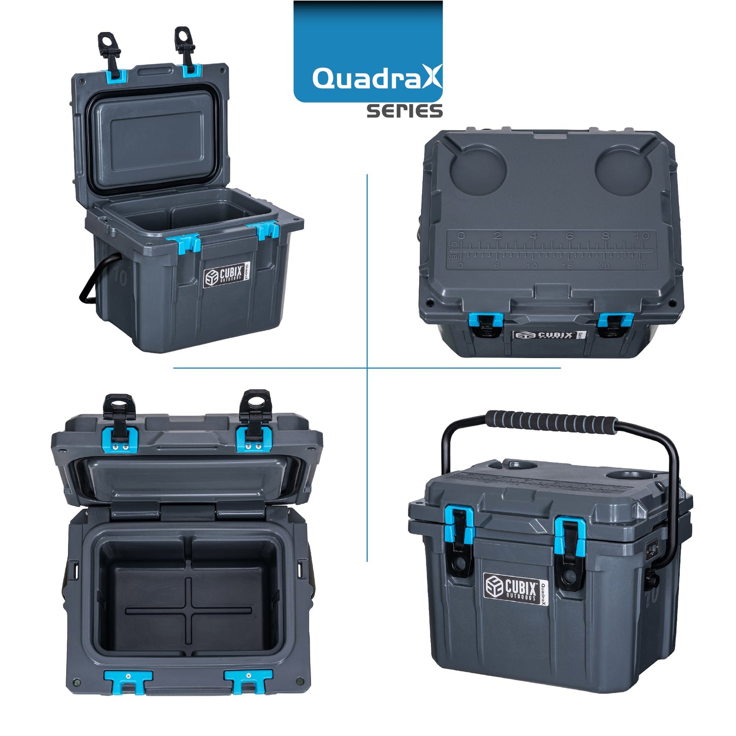 Cubix Outdoors 20 Quart Rotomolded Cooler - QuadraX - Angler's Pro Tackle & Outdoors