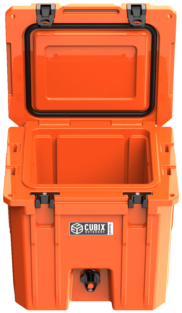 Cubix Outdoors 5 Gallon, 2 - in - 1 Beverage Dispenser/Cooler - QuadraX Hard Cooler - Angler's Pro Tackle & Outdoors