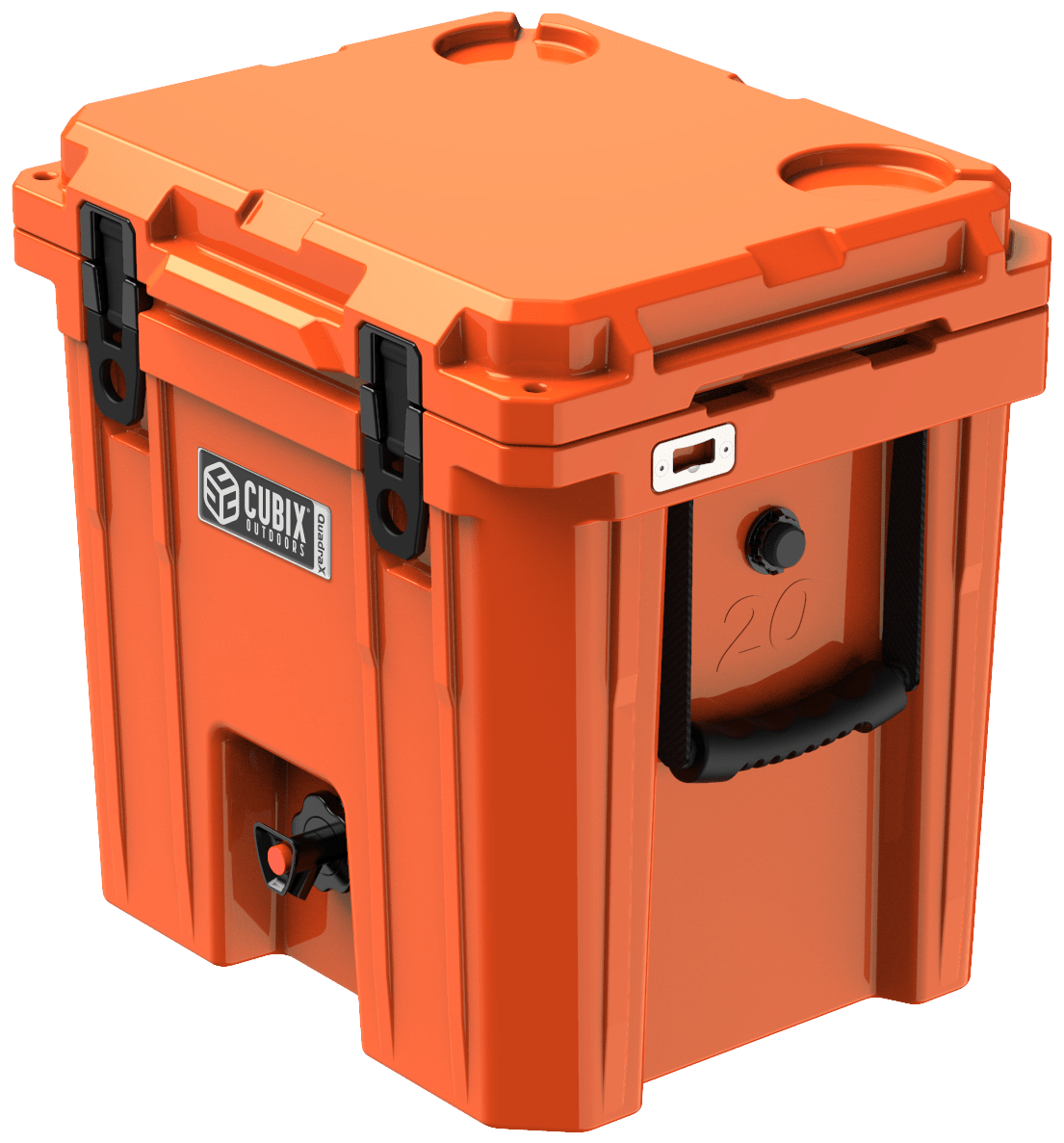 Cubix Outdoors 5 Gallon, 2 - in - 1 Beverage Dispenser/Cooler - QuadraX Hard Cooler - Angler's Pro Tackle & Outdoors
