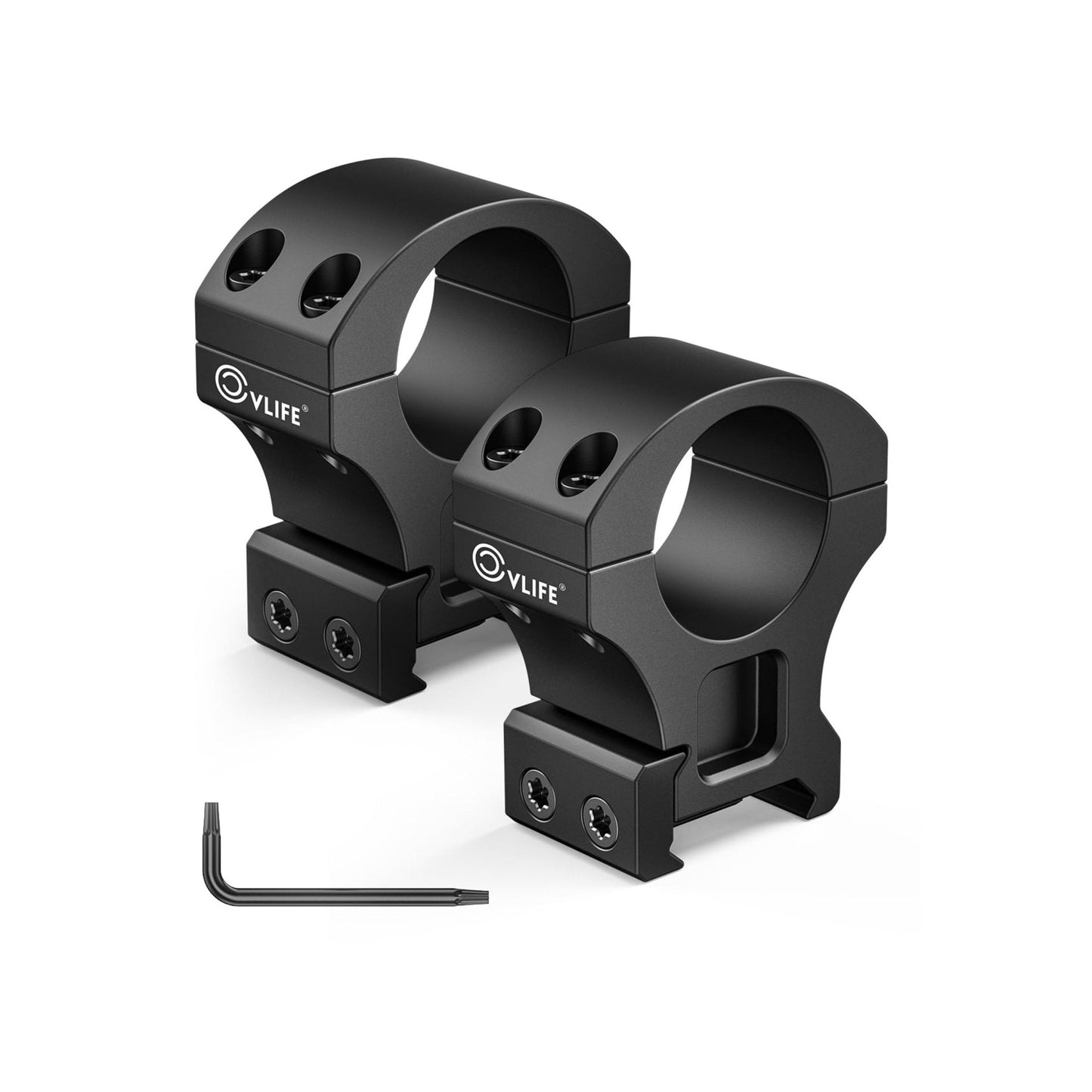 CVLIFE Precision 1 Inch Scope Rings Mount - 2 Pieces - Angler's Pro Tackle & Outdoors