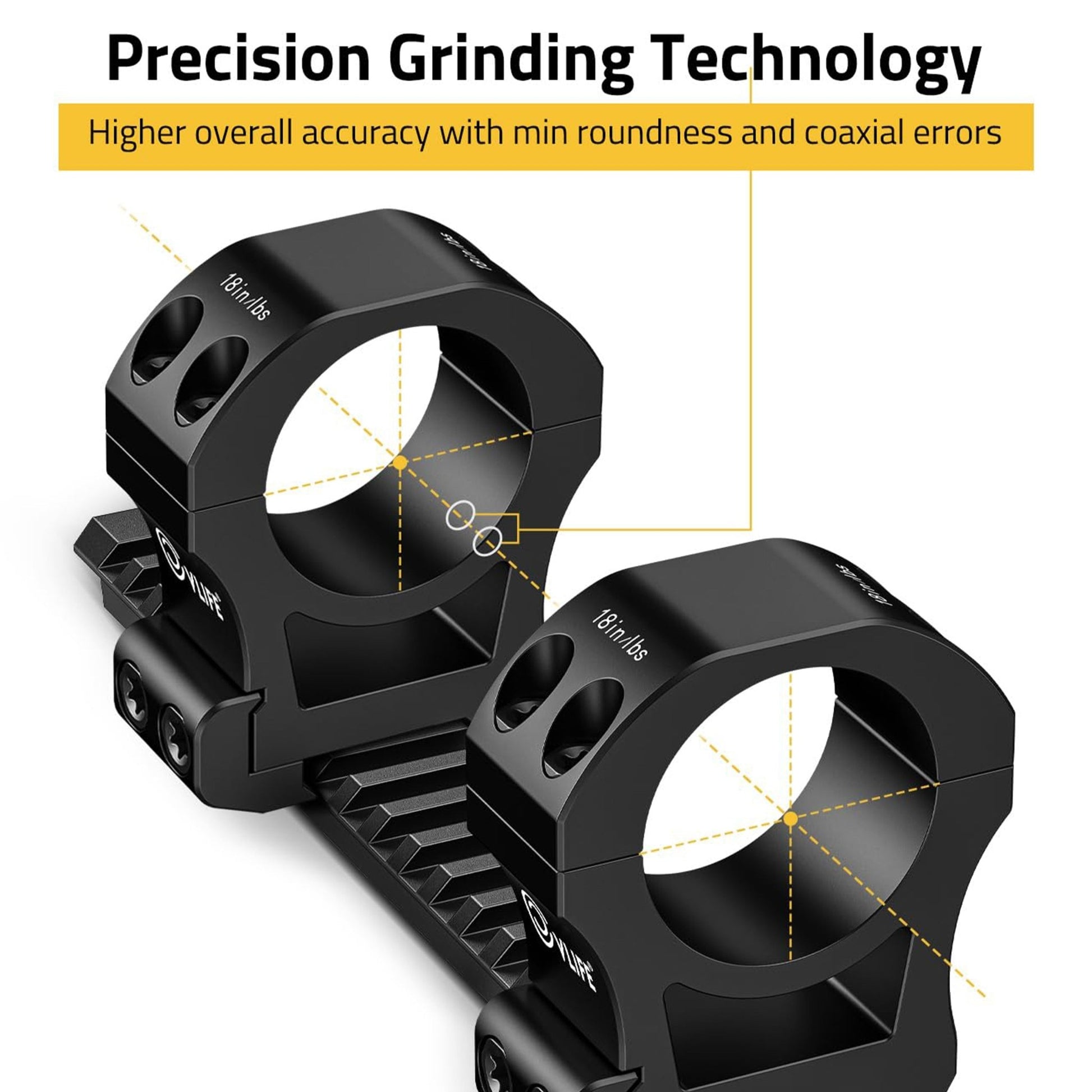 CVLIFE Precision 30mm Scope Rings Mount - 2 Pieces - Angler's Pro Tackle & Outdoors