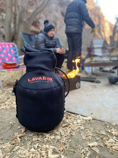 LavaBox Burt's Tank Top: 20 Pound Propane Tank Insulator and Carrier