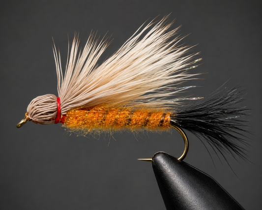 Stone Creek Bullet Head Orange Salmon Fly