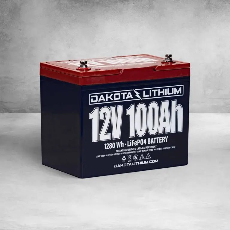 Dakota Lithium 12V 100Ah Deep Cycle LiFePO4 Battery | With Charger - Angler's Pro Tackle & Outdoors