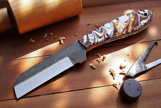 Damascus Knife Store Bull Cutter Knife - Custom Handmade – 8" Rash Steel - Angler's Pro Tackle & Outdoors