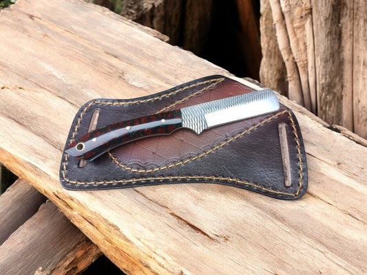 Damascus Knife Store Custom Handmade Bull Cutter Knife – 8" Rasp Tool Steel - Angler's Pro Tackle & Outdoors